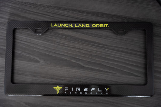 (Employee) Firefly Carbon Fiber License Plate Set