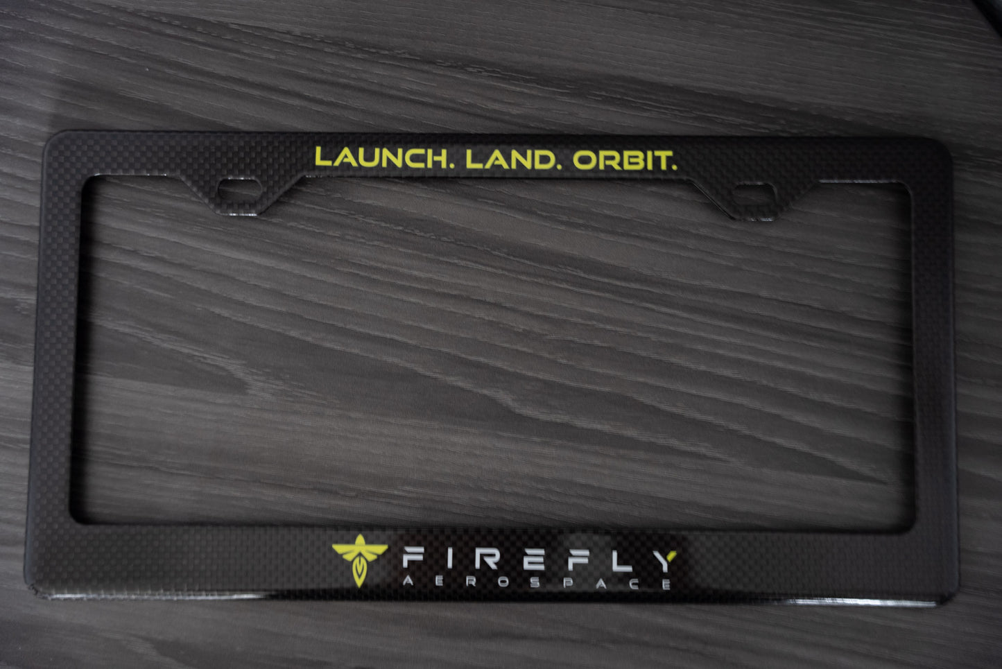 (Employee) Firefly Carbon Fiber License Plate Set